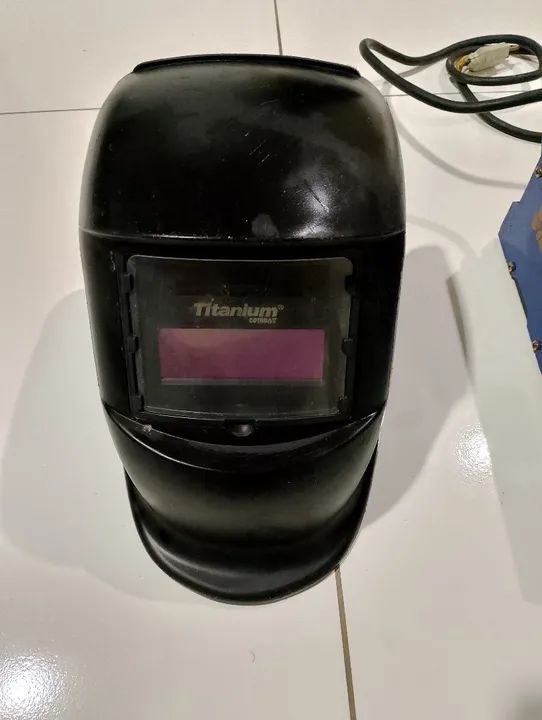 Máscara de solda Titanium e máquina de solda Weldcom - Foto 4