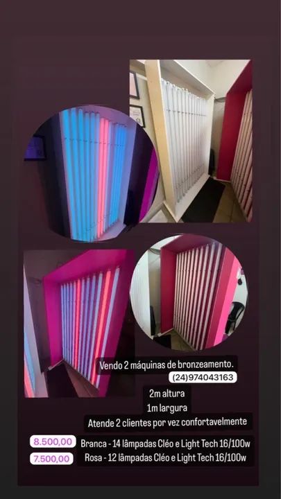 Máquina bronzeamento 