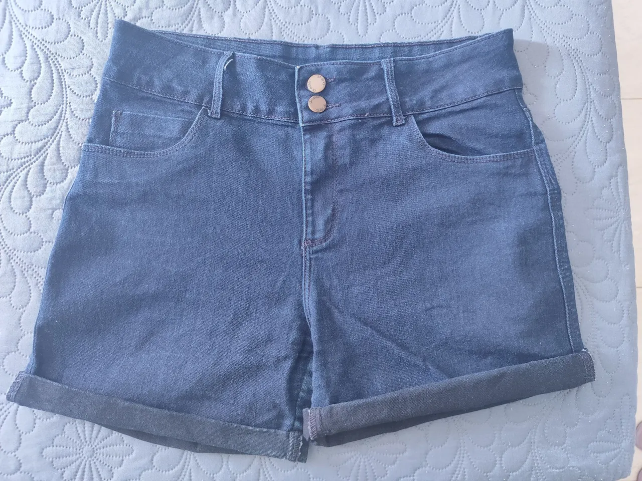 Short Jeans Azul Escuro - Seminovo