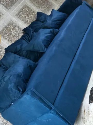 Sofa cama 8 almofadas de fábrica  - Foto 3