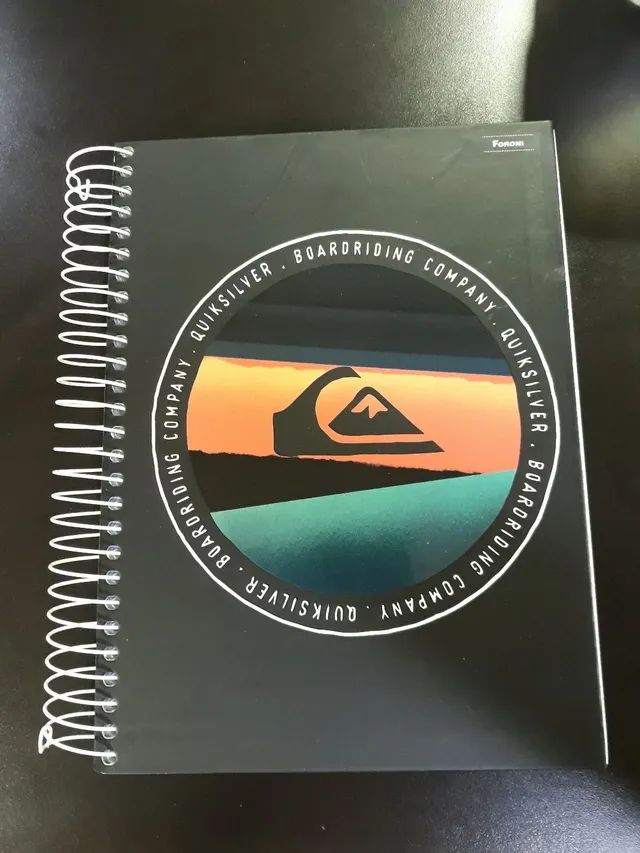 CADERNO QUIKSILVER 20 mt