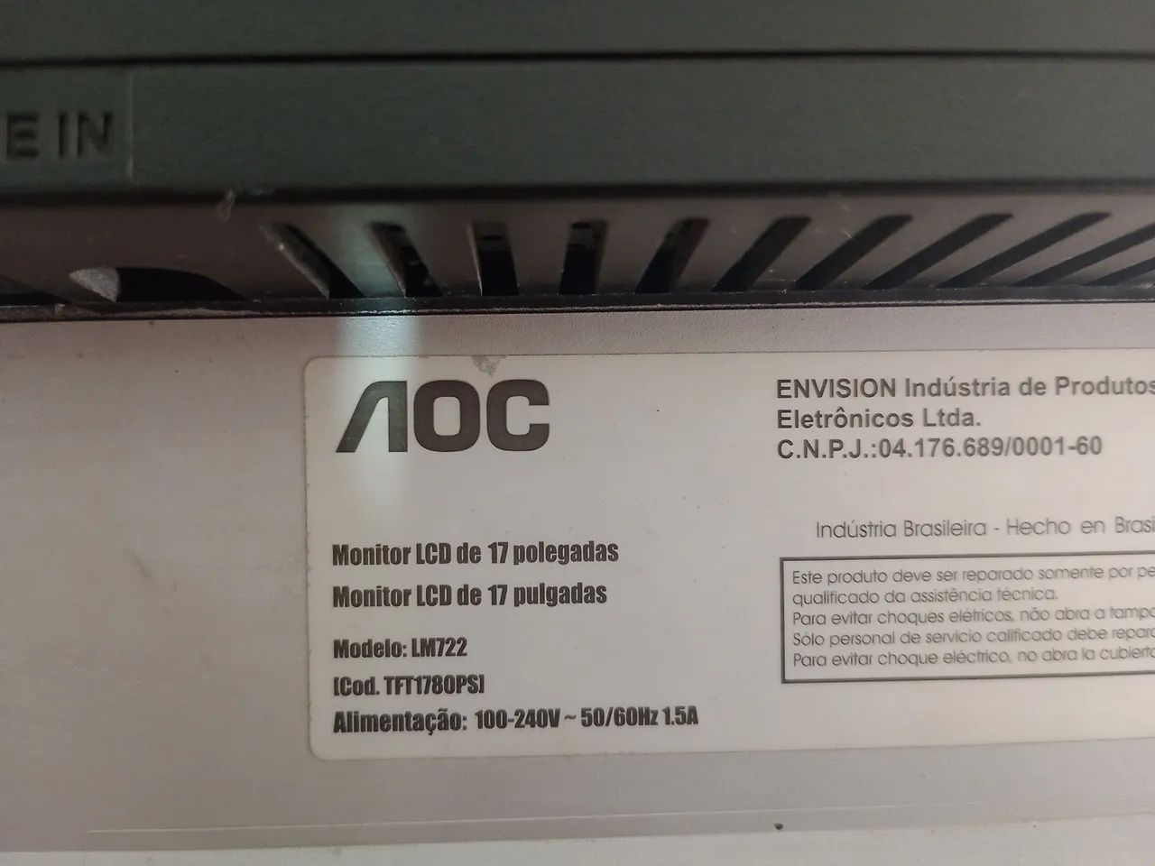 Monitor AOC (Leia)  - Foto 2