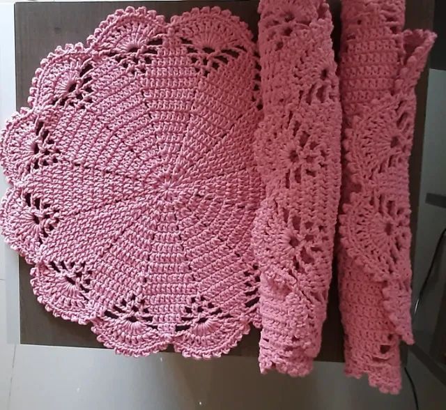 jogo americano em croche