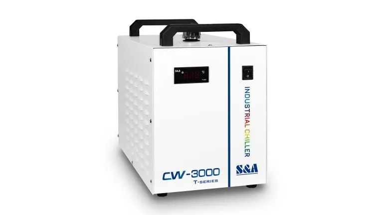 Chiller CW-3000 para máquina de gravação a laser de CO2