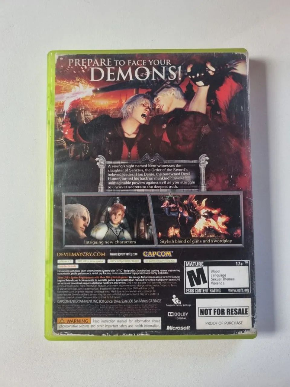 Devil May Cry Xbox 360 original usaso - Foto 3