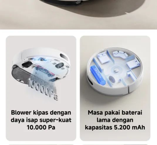 Aspirador Robô Xiaomi S40, 10.000Pa de Sucção, Loja Física, Garantia, Parcelamento e Entre