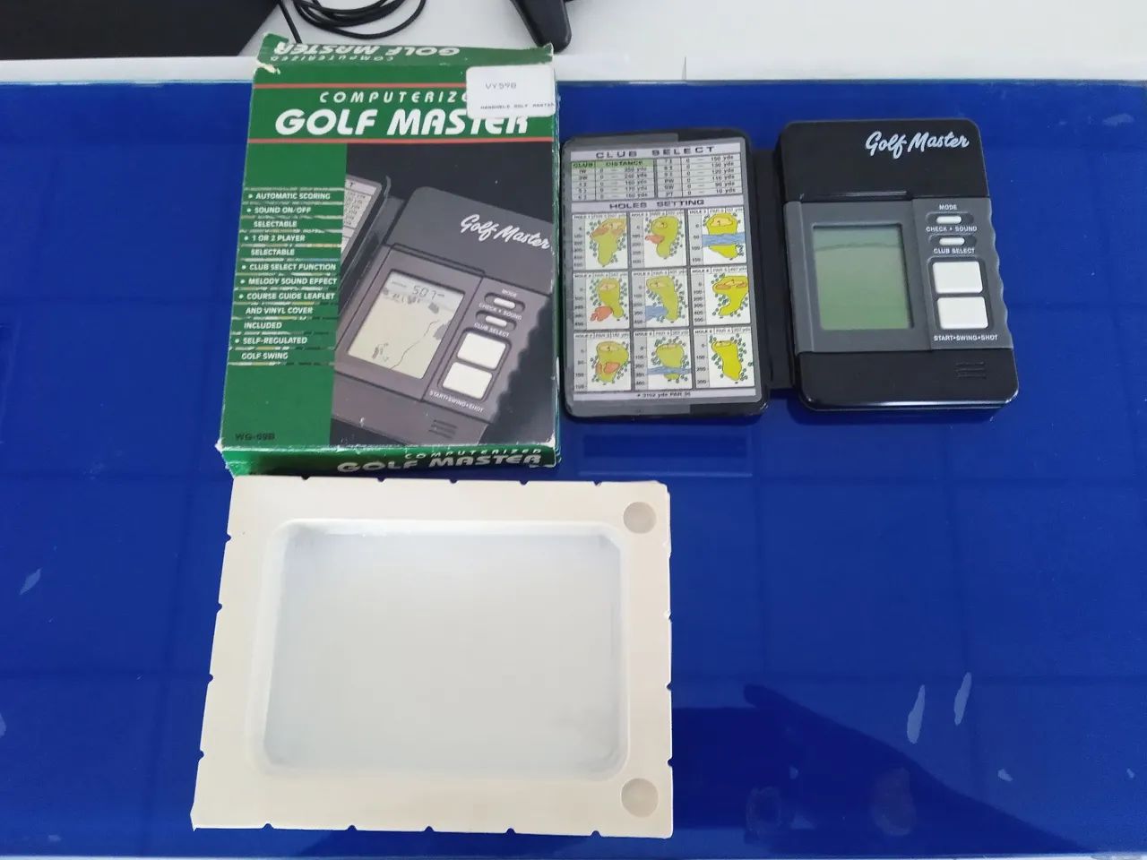 Antigo mini game Golf Master  HTC na caixa conservado funcionando 