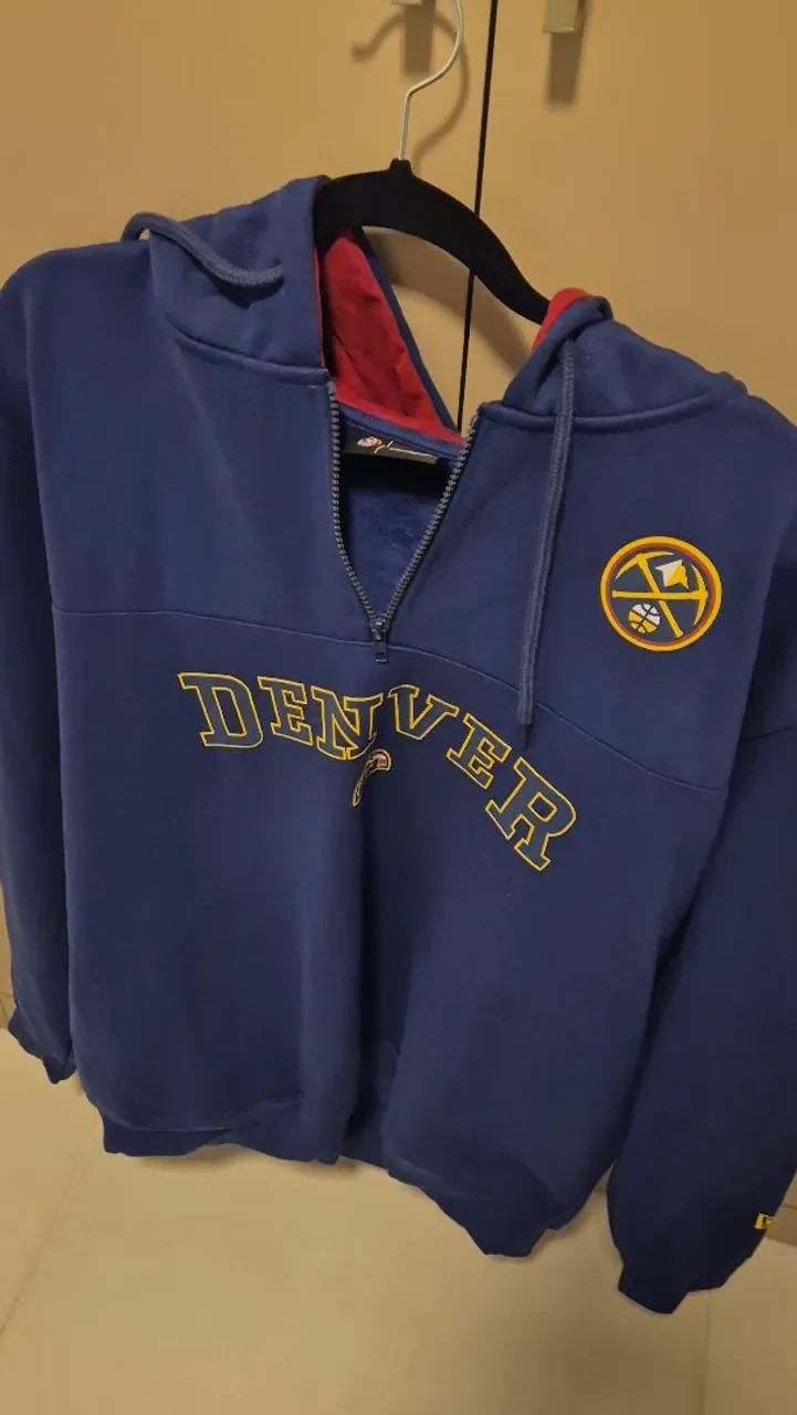 Moletom Canguru Fechado NBA Denver Nuggets Back To School