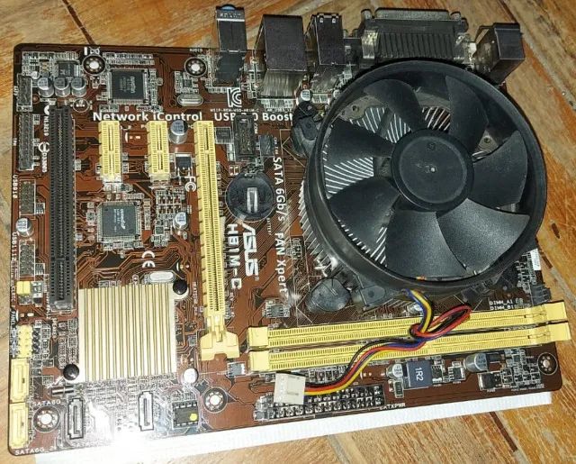 Intel Core i5-4440 Processor + Cooler + ASUS Motherboard ASUS H81M-C (Does Not Power On)64307861262466122