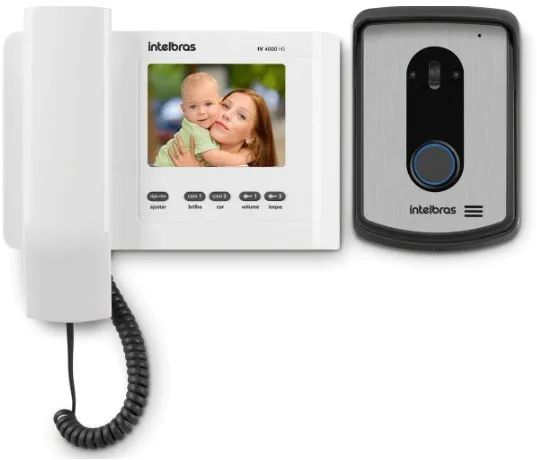 Vídeoporteiro com Monofone IV 4010 HS Intelbras