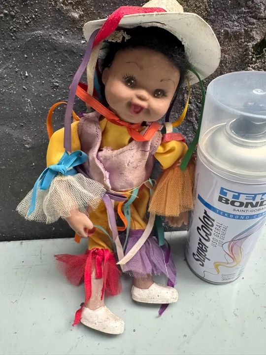 Boneca de Pano Artesanal 150.00 - Foto 3