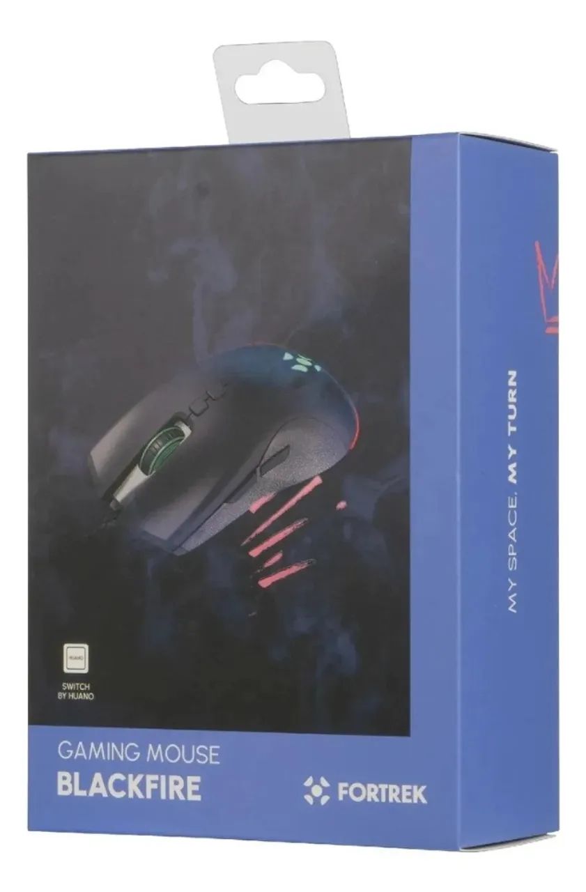 Mouse Gamer Fortrek Blackfire Rgb 7200 Dpi - Precisão para seus jogos Loja Coimbra Entrega - Foto 4