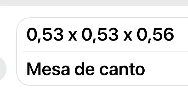 Mesa de canto/criado mudo