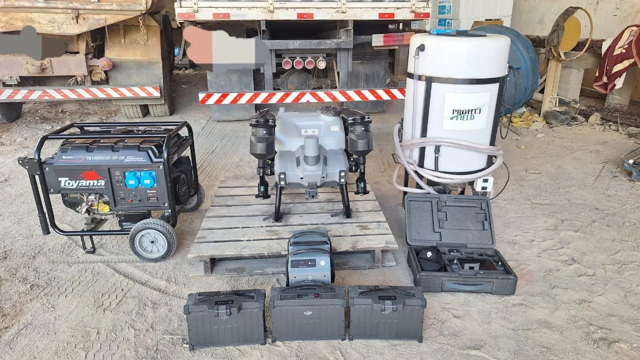 Drone Agrícola DJI Agras T20p Completo - Pulverização Eficiente