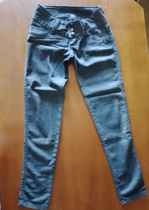 Calça Jeans Skinny Azul Escuro