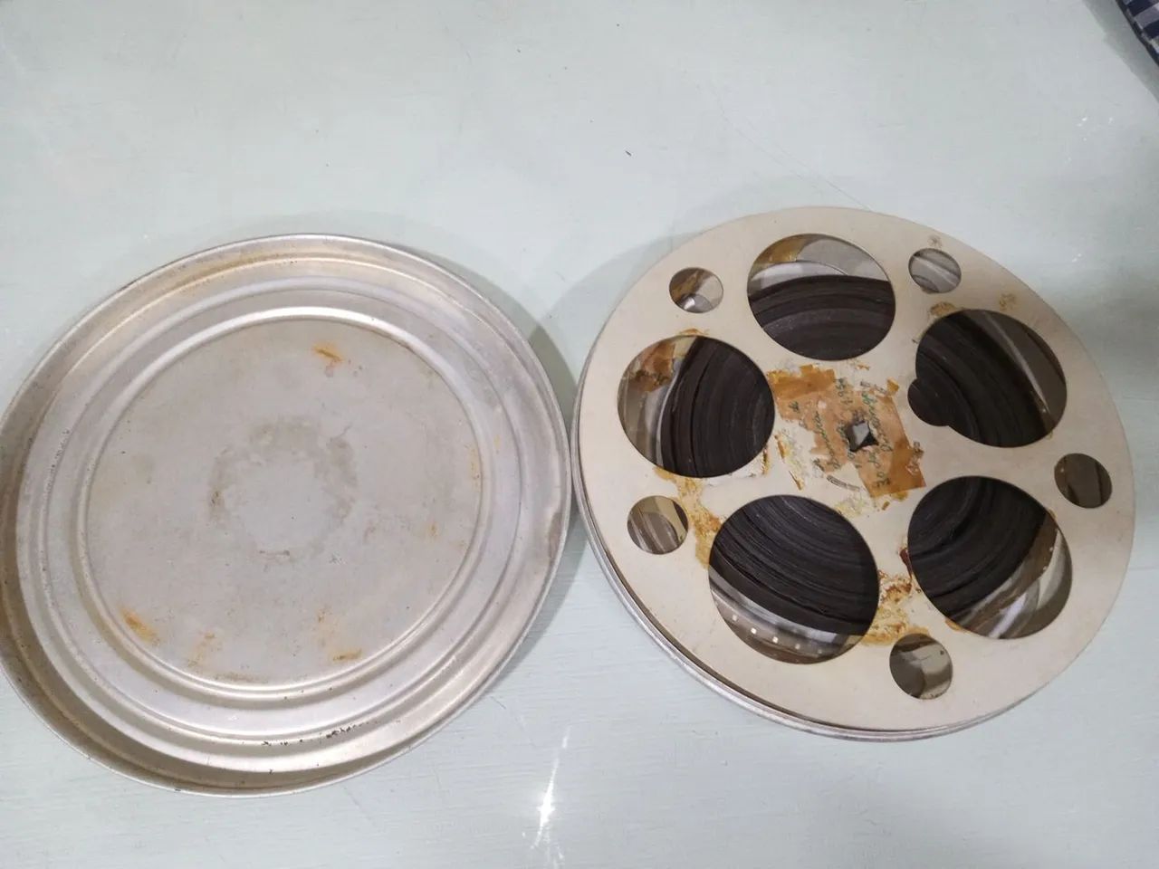 Carretel antigo 16 mm alumínio 