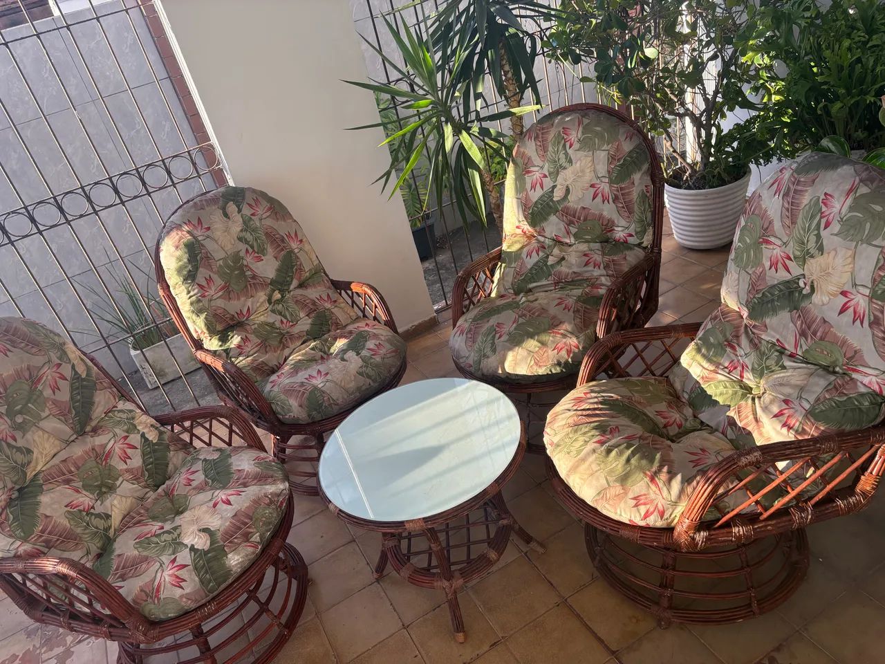 Conjunto de vime - Foto 2