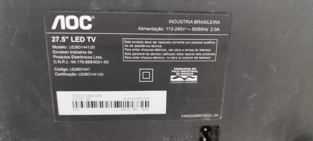 Tv AOC SUCATA - Foto 2