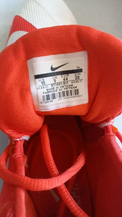 Chuteiras de Futebol e Futebol Americano Nike Alpha Menace Vermelha - Foto 6