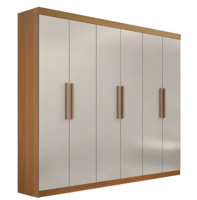 guarda roupa leblon 100% mdf casal