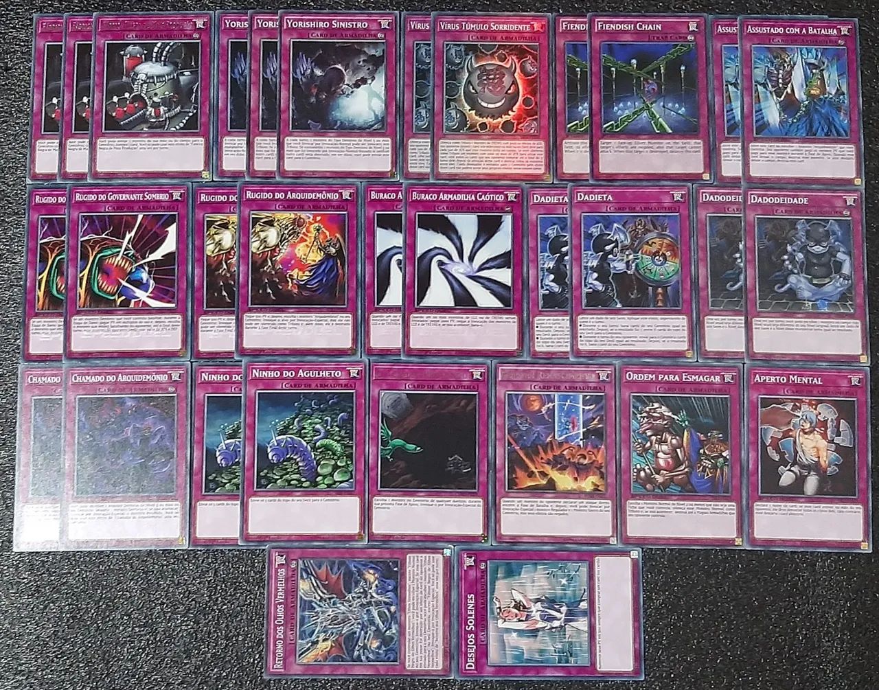 Deck arquidemonio cartas originais de yu-gi-oh - Foto 3