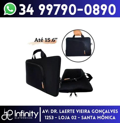Capa Case para Notebook até 15,6" c/ Bolso Externo