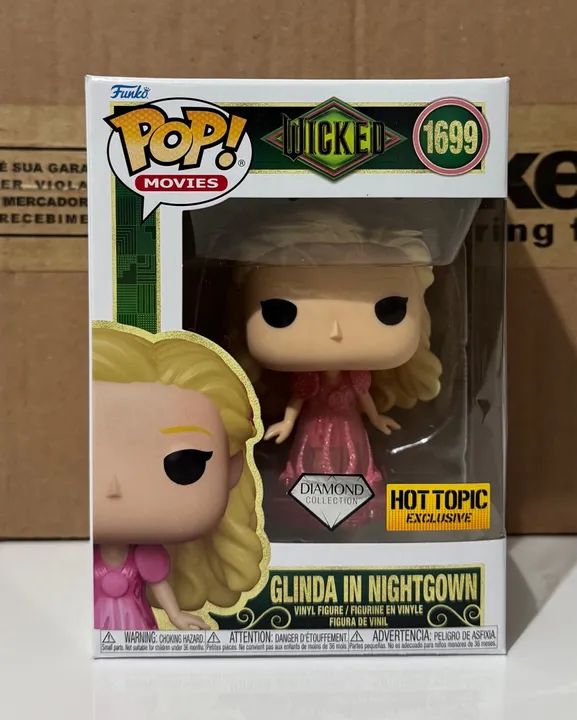 Funko pop Wicked Glinda in nightgown diamond exclusivo