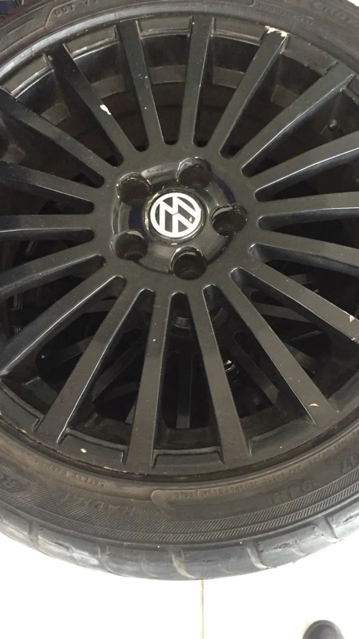 Rodas aro 17? com 5 furos e pneus  - Foto 2