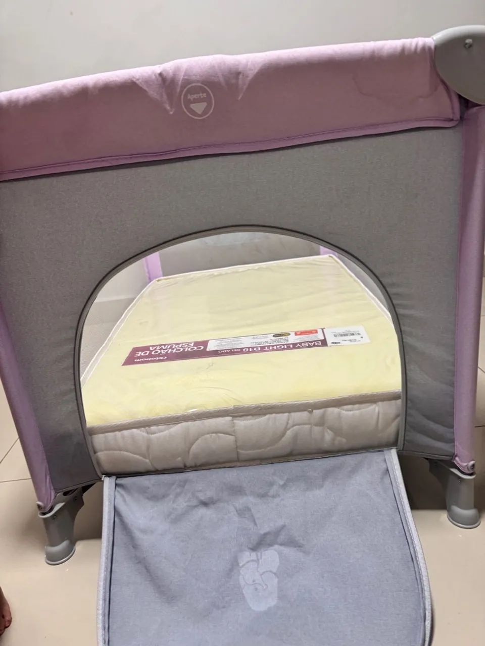 Cercado bercinho, acompanha colchão , NOVÍSSIMO, usado poucas vezes - Foto 2