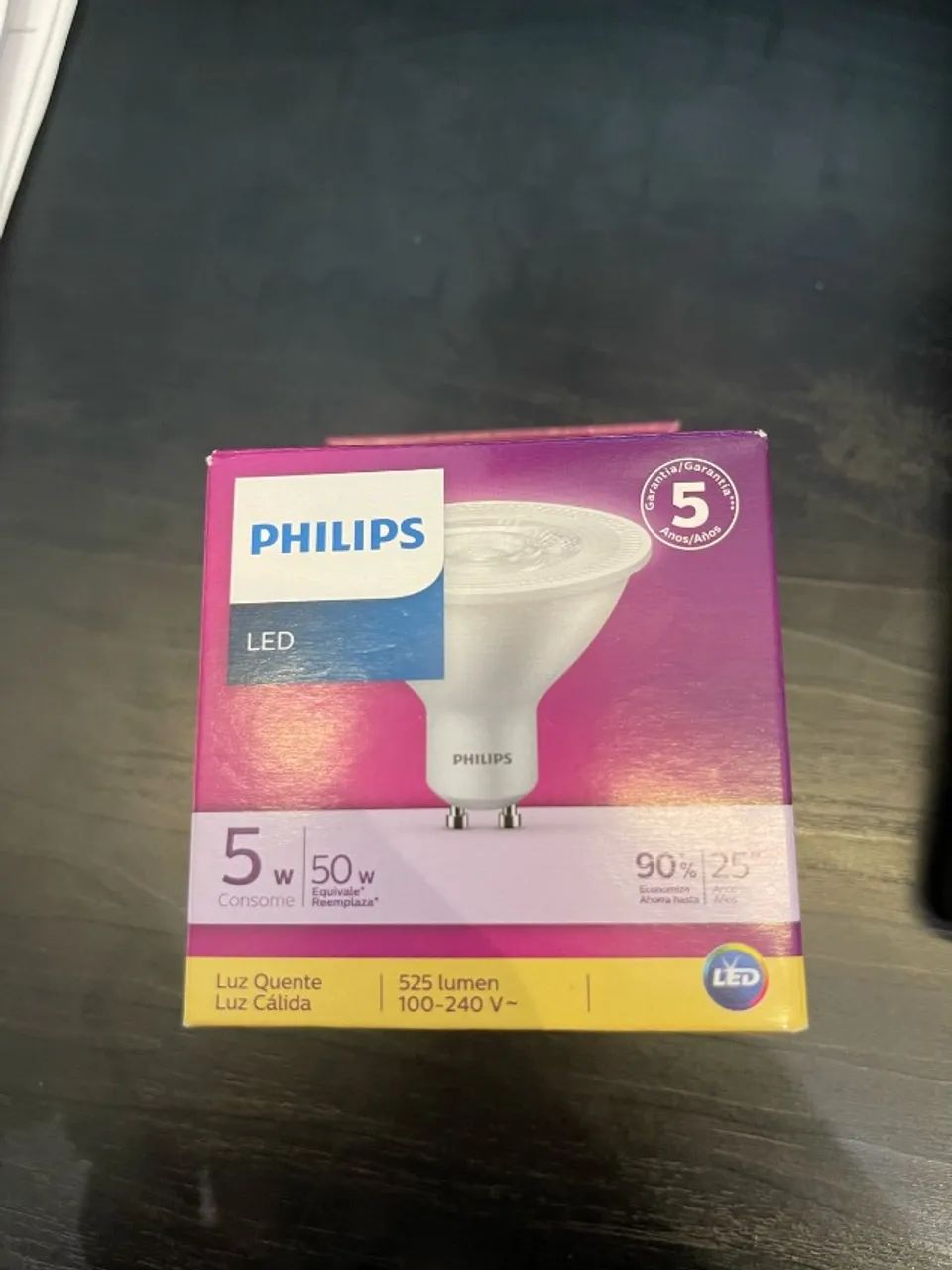 Lâmpada Led Philips Ar70 5W 2700K 525Lm Bivolt - Foto 4