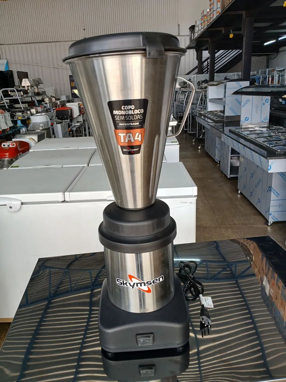 Liquidificador Inox Alta Rotação 4 Litros Skymsen Ta-04mb-n<br>