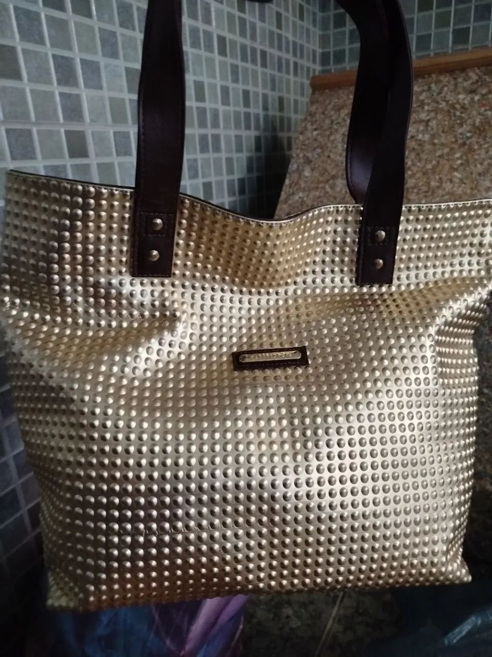 Bolsa de couro legítimo 