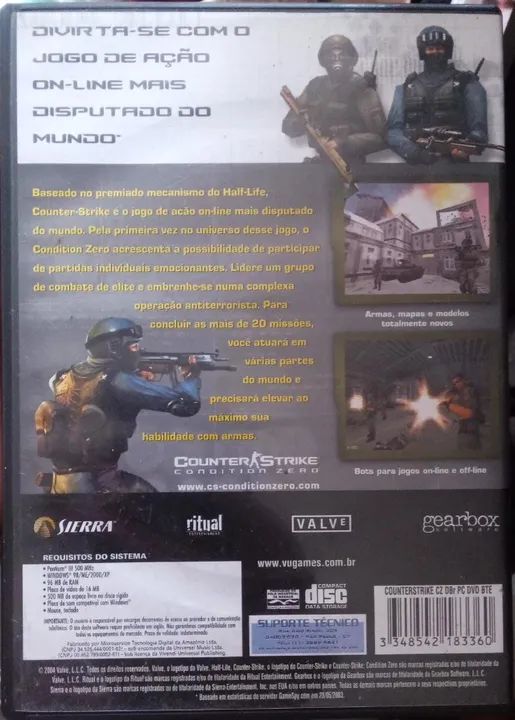 Jogo P/ Pc - Counter Strike Condition Zero - Foto 4