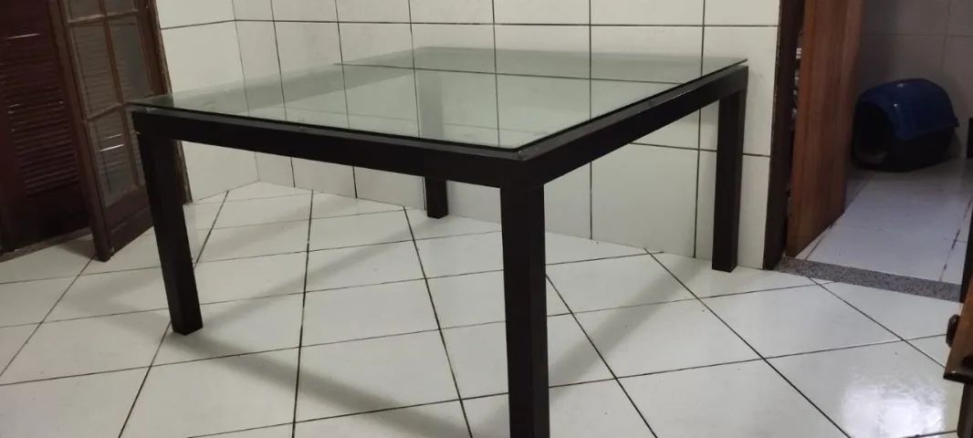 Mesa de jantar de vidro 64307305003521123
