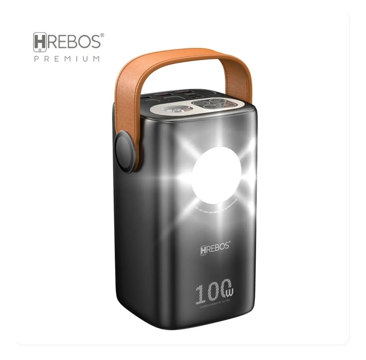 Carregador Power Bank HREBOS TITAN para starlink 60000mAh - Carregamento Rápido 100W - Foto 2
