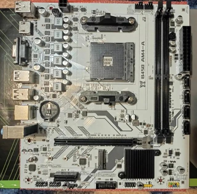 Placa Mãe B450 AM4 MACHINIST Micro-ATX - Suporte Ryzen (1ª a 5ª Geração) - Foto 2