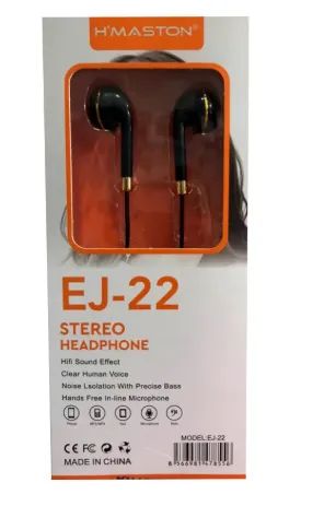 Fone De Ouvido Stereo H'maston Ej-22 
