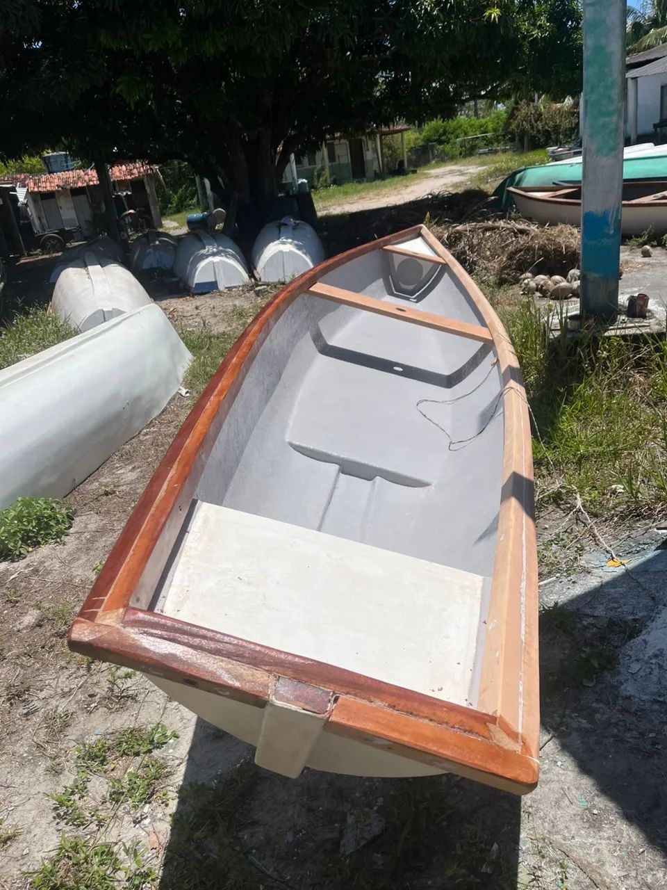 Canoa em fibra 7.50mts  - Foto 4