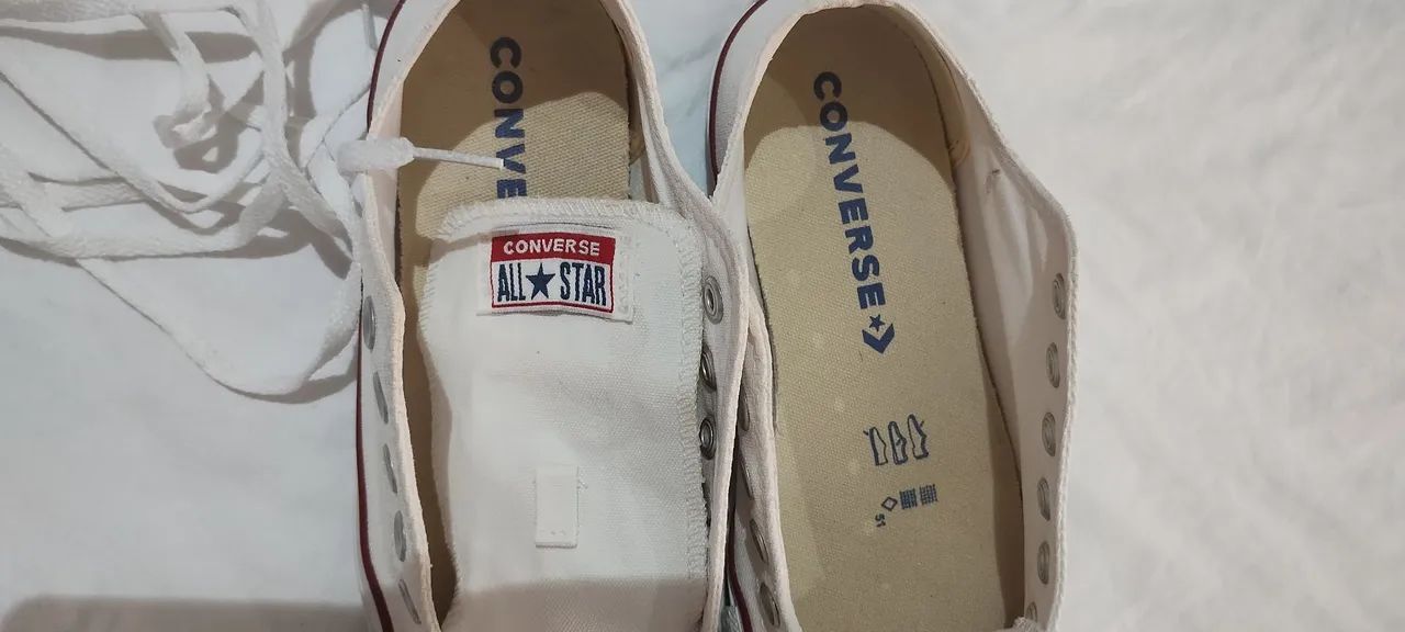 Tênis feminino al star branco 35 usa 36 - Foto 3