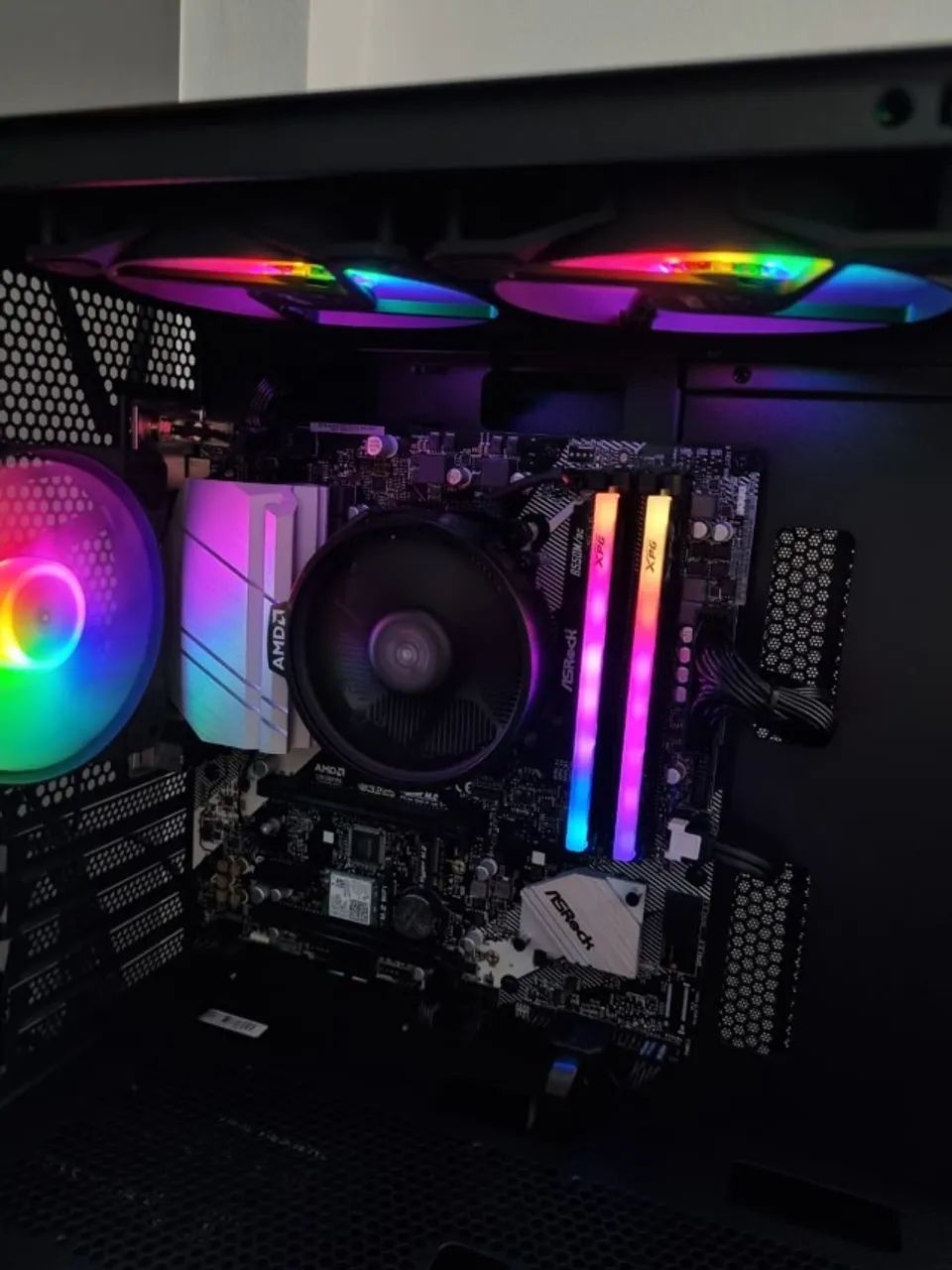 PC Gamer R7 5700g, 16gb 3200mhz, 256gb SSD - PEÇAS NOVAS - Foto 2