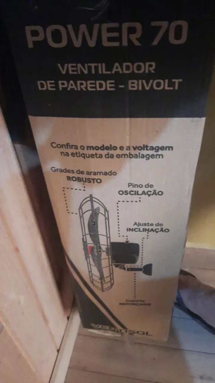 Ventilador de Parede Power 70 Bivolt Ventisol