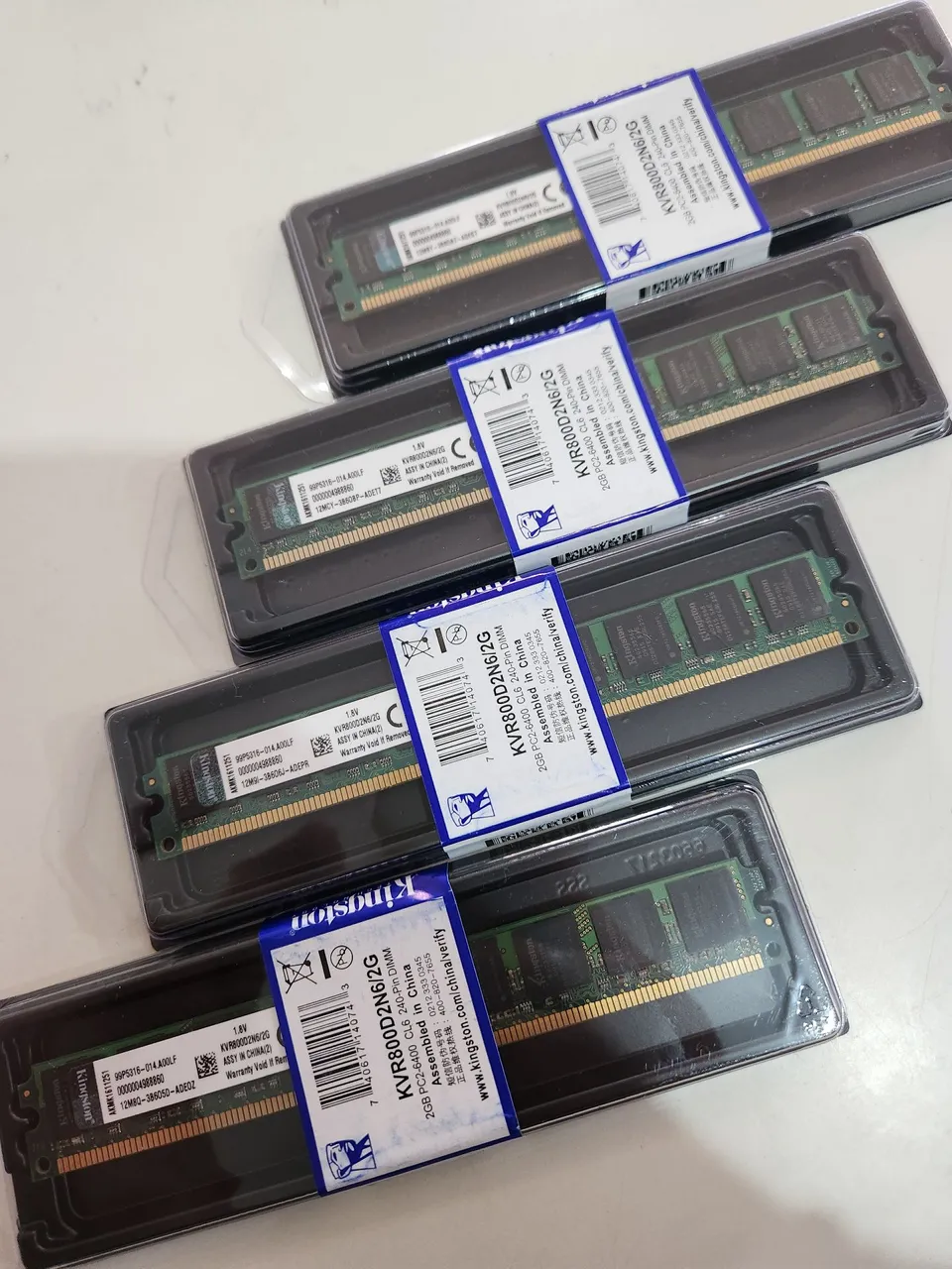 Memórias RAM Kingston 2GB DDR2 Novas!
