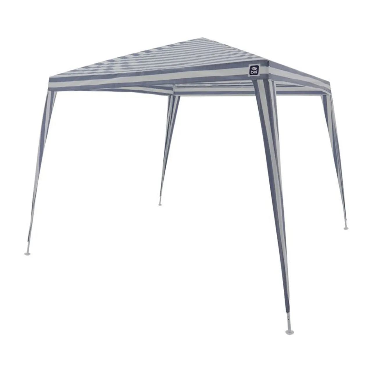 Tenda Gazebo Tubular 3m x 3m Polietileno Azul e Branca Bel