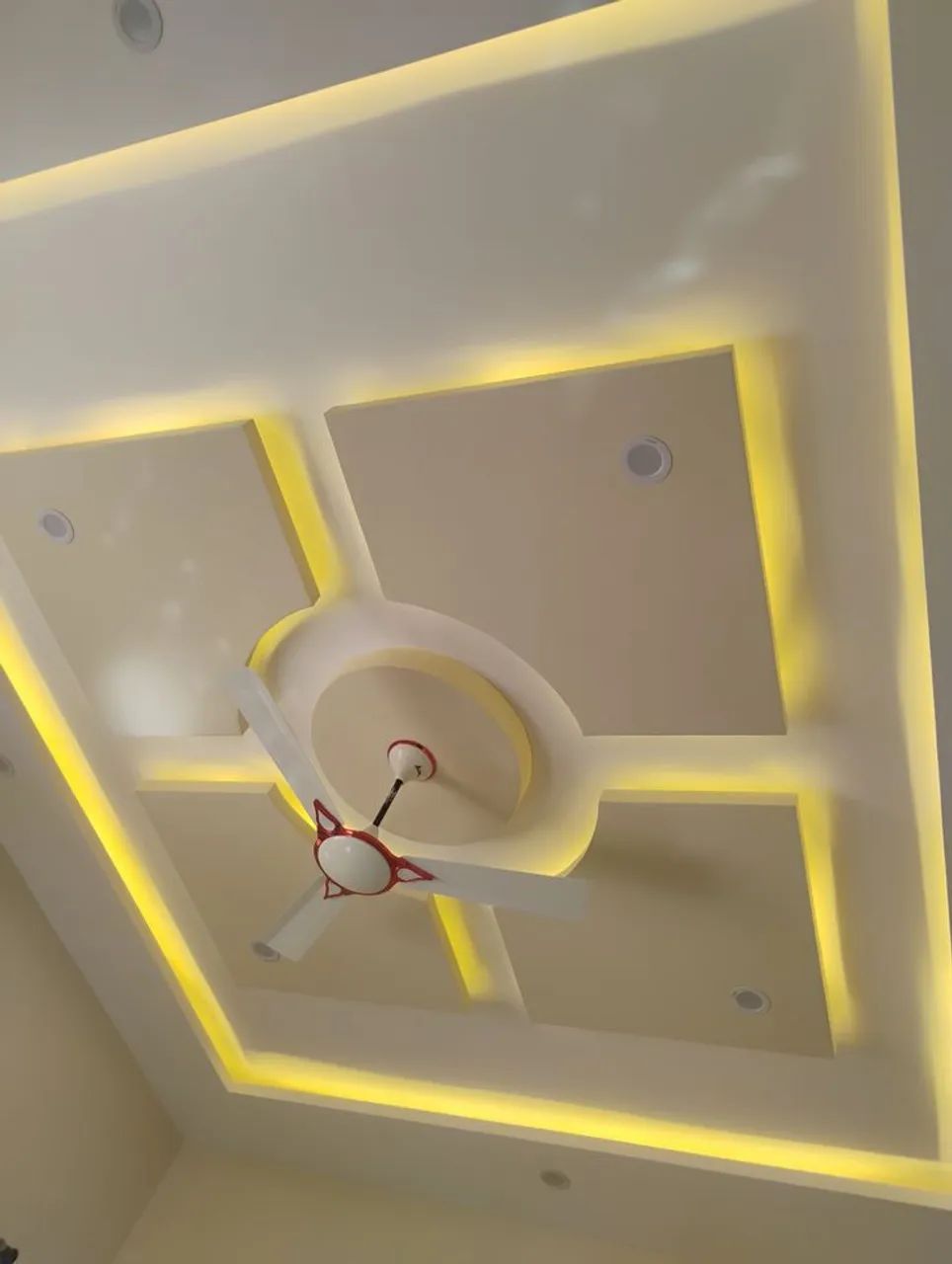 Iluminação e divisórias 