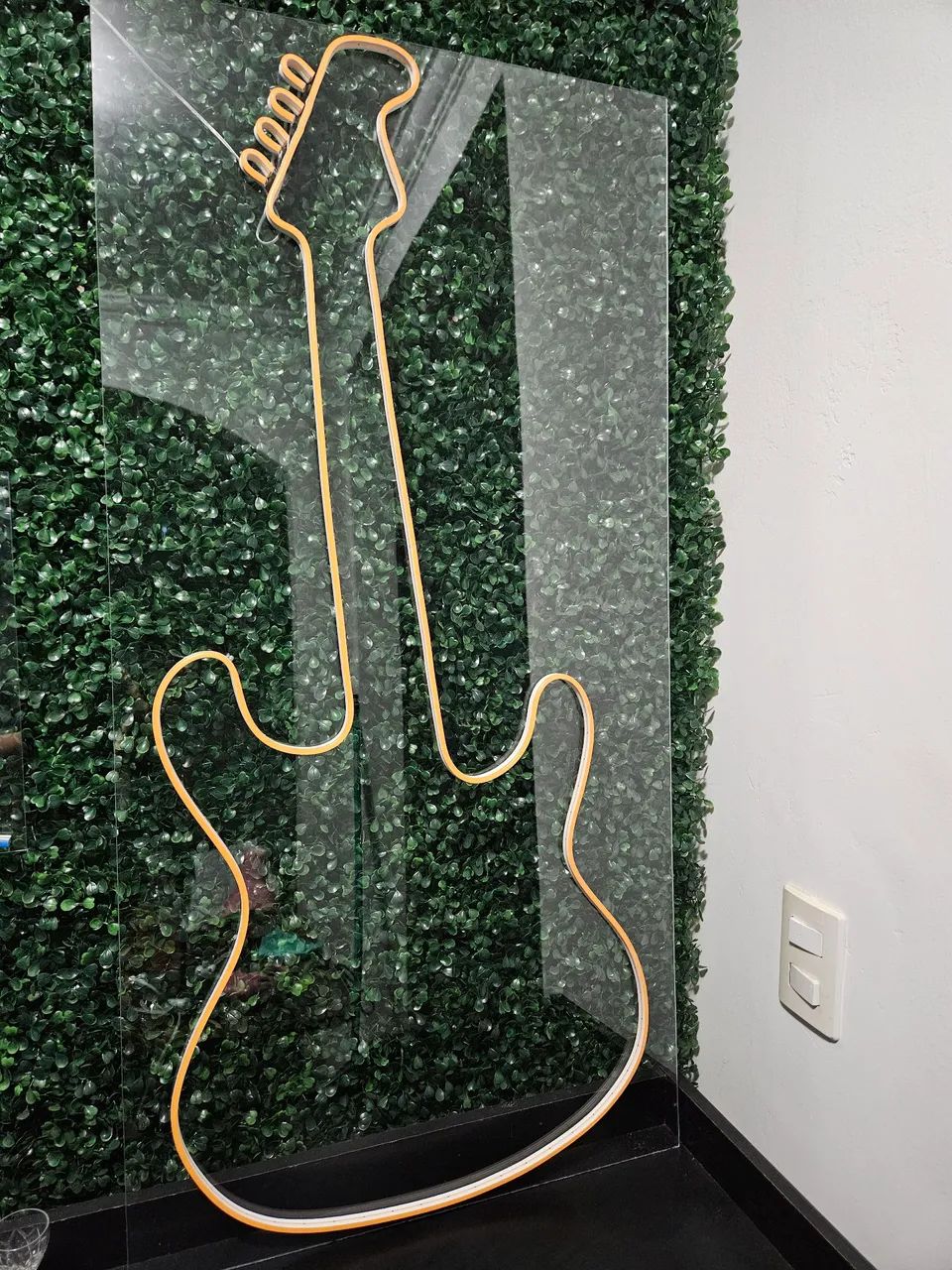 Neon Guitarra Decorativa acrílica Rock - Foto 3