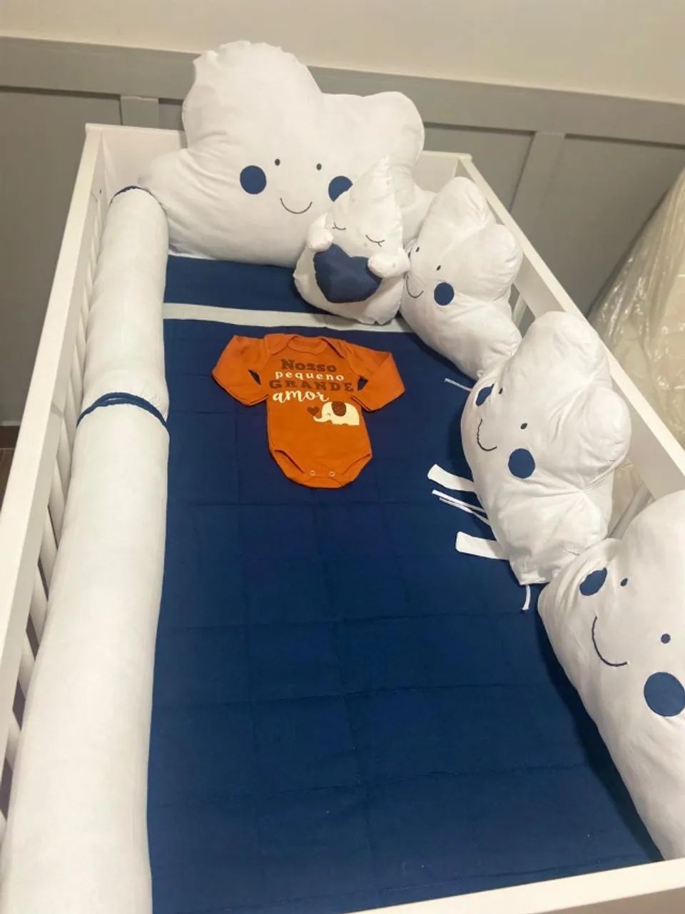 Berço Cozy Branco com 3 níveis de altura - Foto 4