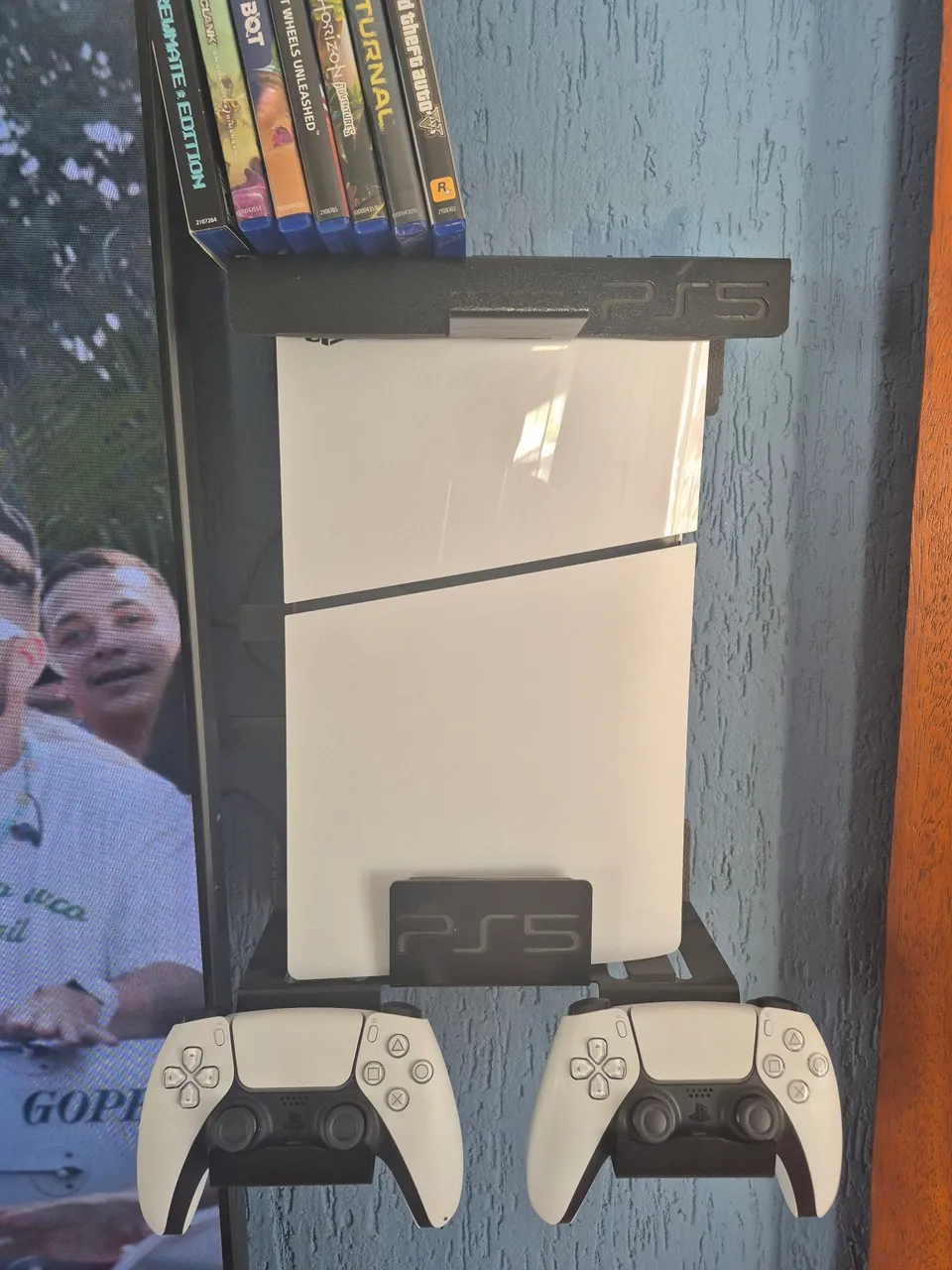 Playstation 5 com acessórios e jogos