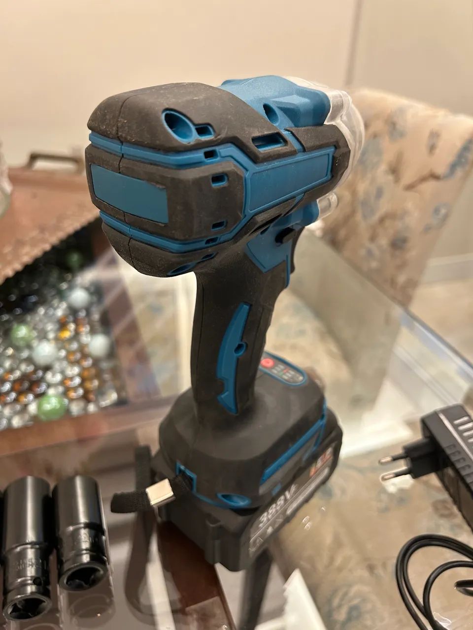 Chave de Impacto 388v Bateria Recarregável