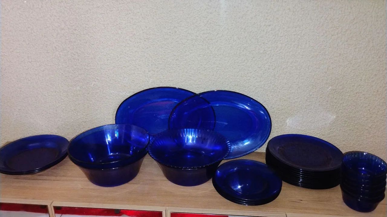 Jogo Duralex azul 28 pçs - Foto 3