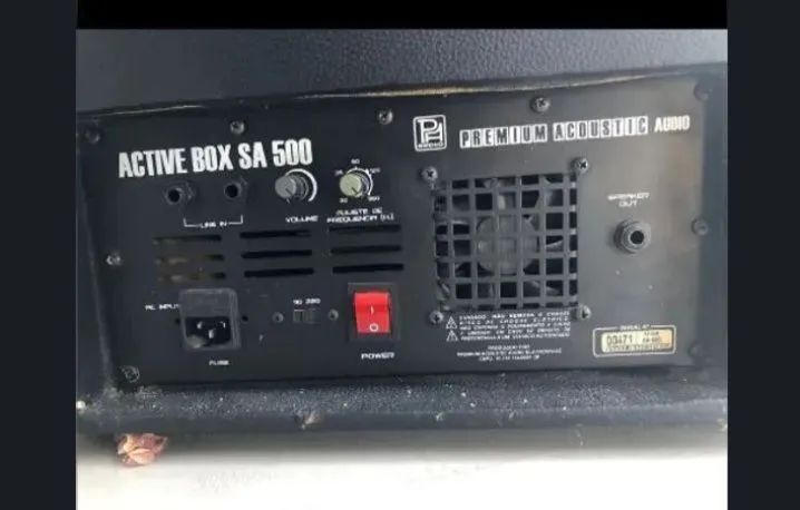 Caixa de Som Ativa Premium Acoustic Box SA 500